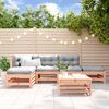 vidaXL Garden Lounge Set Brown Solid Douglas Wood Modular Seats Plenty