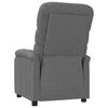 vidaXL Recliner Dark Gray Fabric