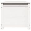 vidaXL Storage Box White Solid pinewood Large Storage Box Rectangular