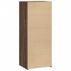vidaXL Highboard Brown Oak Engineered Wood Medium Highboard