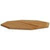 vidaXL Table Top Solid teak wood with water-based finish 35.4 in Durable