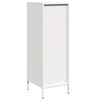 vidaXL Highboard White Cold-rolled steel Medium Highboard Rectangular