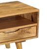 vidaXL TV Stand Solid Wood Mango 55.1"x11.8"x16.1"