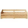 vidaXL Day Bed Natural wood Solid pinewood