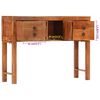 vidaXL Console Table Light Brown Solid Acacia Wood Medium Console Table