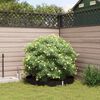 vidaXL Root Barrier Black 3.28 x 32.81 ft Polyethylene