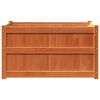 vidaXL Garden Planter Set of 2 Wax brown Solid pine wood