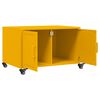 vidaXL Coffee Table Mustard Yellow Cold-Rolled Steel Medium Coffee Table