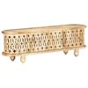 vidaXL TV Stand 47.2"x11.8"x15.7" Solid Wood Mango