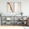 vidaXL Console Table Grey sonoma Engineered wood, Iron