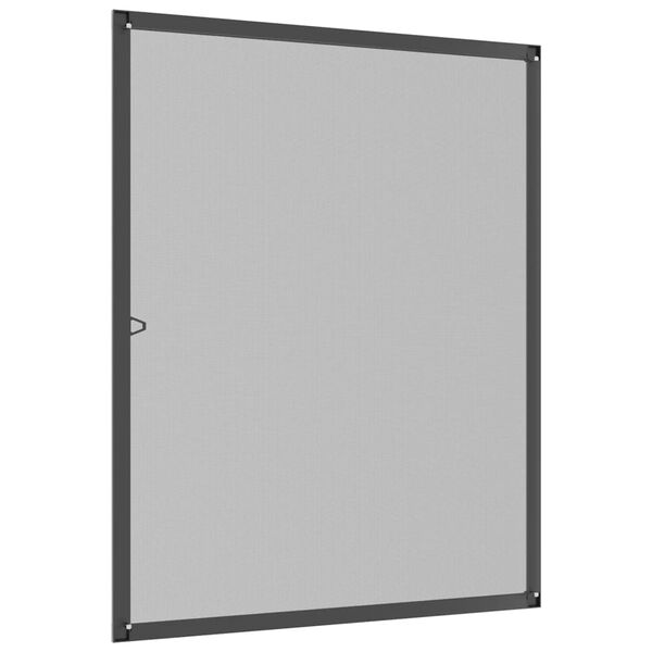 vidaXL Insect Screen Anthracite Aluminum, Fiberglass 39.4x47.2 in