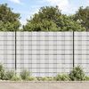 vidaXL Garden Privacy Screen PVC 229.7'x0.6' White