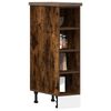 vidaXL Bottom Cabinet Smoked Oak Engineered Wood Standard
