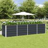 vidaXL Planter Anthracite 240 x 80 x 75 cm Steel