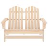 vidaXL Garden Chair Natural Wood Solid Fir Wood Standard Ergonomic