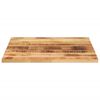 vidaXL Table Top Natural Solid Mango Wood 27.6 x 27.6 in Durable