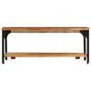 vidaXL Coffee Table Multicolour Solid reclaimed wood and powder-coated steel