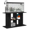 vidaXL Aquarium Stand Black Oak Engineered Wood Medium Aquarium Stand