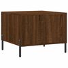 vidaXL Coffee Table Set of 2 Brown Oak Engineered Wood, Iron