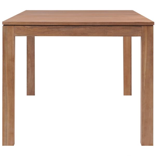 vidaXL Dining Table Solid Teak Wood with Natural Finish 70.9"x35.4"x29.9"