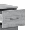 vidaXL Sideboard Gray Sonoma 23.2"x15.4"x31.5" Engineered Wood