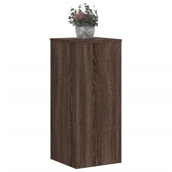 vidaXL Plant Stand Set of 2 Brown Oak Engineered Wood