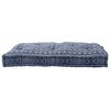 vidaXL Sofa Cushion Indigo Print 47.24 x 31.50 x 4.72 in Fabric