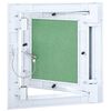 vidaXL Access Panel White 11.8"x 11.8" Aluminium and Plasterboard