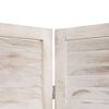 vidaXL 4-Panel Room Divider White 55.1"x65" Wood
