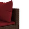 vidaXL Patio Lounge Set Brown