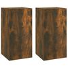 vidaXL TV Cabinet Set of 2 Smoked Oak Engineered Wood Standard