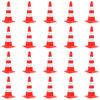 vidaXL Reflective Traffic Cones 20 pcs Red and White 19.7 "
