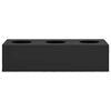 vidaXL Flower Box Anthracite Steel M Tough Flower Box Rectangular