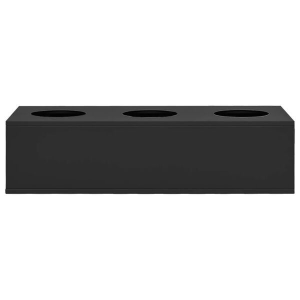 vidaXL Flower Box Anthracite Steel M Tough Flower Box Rectangular