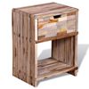 vidaXL Cabinet Various shades of teak Reclaimed teak wood Storage
