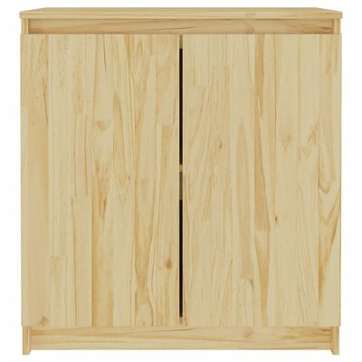 vidaXL Side Cabinet 23.6"x14.2"x25.6" Solid Pinewood