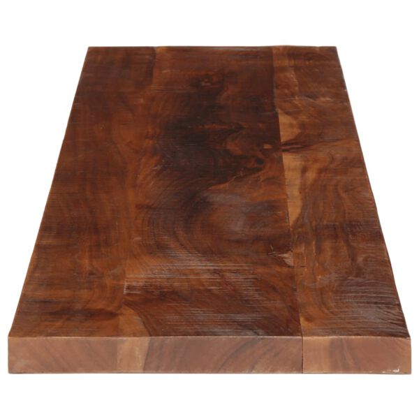 vidaXL Table Top Multicolour Reclaimed Wood 55.1x11.8x1.0 in Durable