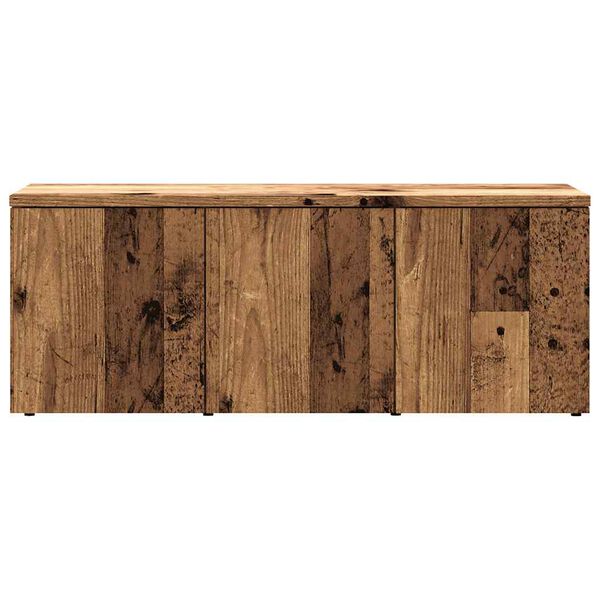 vidaXL TV Cabinet Old Wood 31.5x13.4x11.8" Engineered Wood