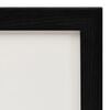 vidaXL Bifold Photo Frame Black MDF Foldable Bifold Photo Frame