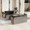 vidaXL Garden Sofa Set Light grey, Dark grey