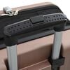 vidaXL Suitcase Folding Rose Gold 43 x 27 x 66 cm ABS Plastic