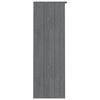 vidaXL Top For Highboard Dark Grey Solid Pine Wood, MDF