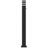 vidaXL Outdoor Floor Lamp Set of 3 Black