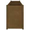 vidaXL Garden Planter Honey brown Solid pinewood