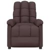 vidaXL Massage Recliner Black Fabric