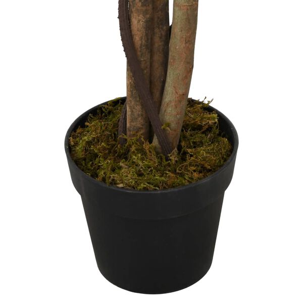 vidaXL Artificial Ficus Tree 756 Leaves 59.1" Green