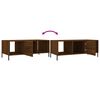 vidaXL Coffee Table Brown Oak Engineered Wood Medium Coffee Table