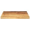 vidaXL Table Top 15.7"x15.7"x1.5" Square Solid Wood Rough Mango