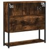 vidaXL Bathroom Mirror Cabinet Smoked Oak