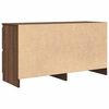 vidaXL TV Cabinet Brown Oak Engineered Wood 39.4x13.8x21.3 in TV Cabinet